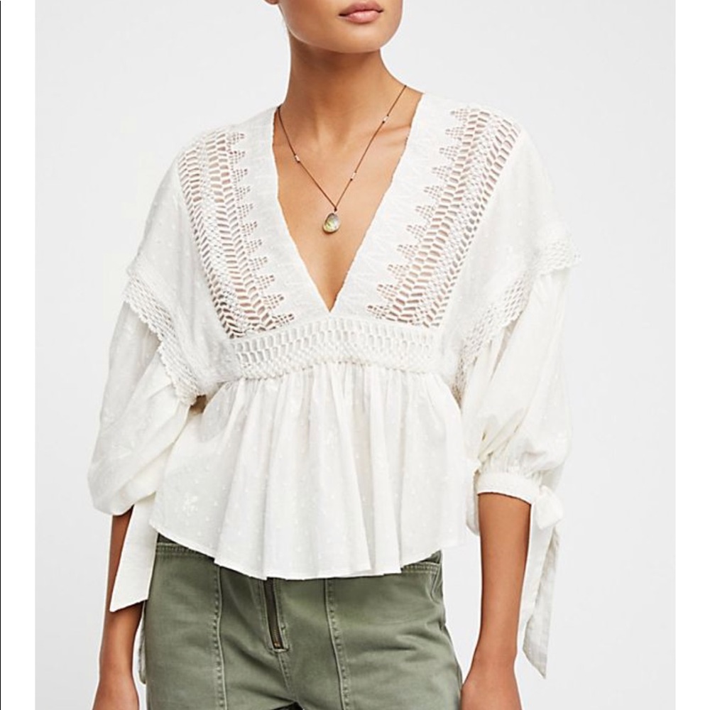 Free people Drive you mad blouse